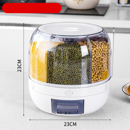TwistNStore™ - 360 Degree Rotatable Rice Dispenser Food Container Storage Box